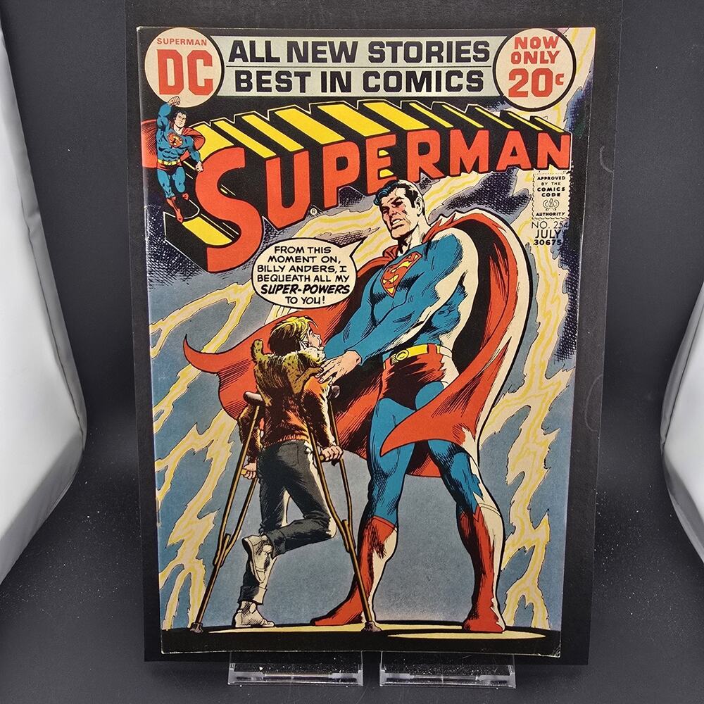 SUPERMAN #254 (1972) DC Comics Bronze Age Nick Cardy Cover Neal Adams Art VG 4.0